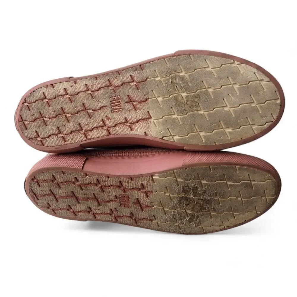 Frye Gia Washed Canvas Casual‎ Sneakers Blush Pink 3470246-DSR Women's 9M